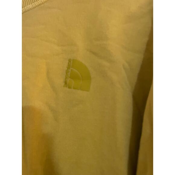 The North Face mock neck long sleeve mustard sweatshirt size medium - Picture 5 of 6
